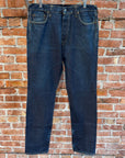 EVISU THICK GULL GULL SLIM STRAIGHT DENIM ‘INDIGO/WHITE’