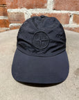 STONE ISLAND NYLON ADJUSTABLE CAP ‘BLACK’