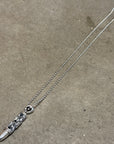 DEAL DESIGN LONG BILLET NECKLACE ‘SILVER’