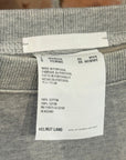 HELMUT LANG EMBROIDERED WORDMARK CREWNECK ‘GREY’
