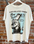 ENFANTS RICHES DEPRIMES FW25 SEX RELATED CRIMES TEE ‘WHITE’