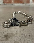 HYSTERIC GLAMOUR ROCKER PICK WALLET CHAIN ‘SILVER’