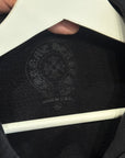 CHROME HEARTS SUNFADED HORSESHOE FLORAL PULLOVER HOODIE ‘BLACK’