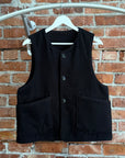 ENGINEERING GARMENTS SHERPA VEST ’BLACK’