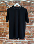 ACNE STUDIOS COLLAR PRINT TEE ‘BLACK’