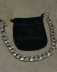 CHROME HEARTS FANCY LINK SHORT WALLET CHAIN ‘SILVER’