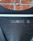 JIL SANDER x UNIQLO LAMBSWOOL CARDIGAN ‘BLACK’
