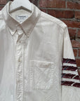 THOM BROWNE 4-BAR BUTTON UP SHIRT ‘WHITE’