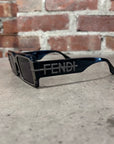 FENDI FE40073U RECTANGULAR FRAME SUNGLASSES ‘BLACK’
