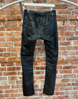 RICK OWENS 2015 AIRCUT WAXED DENIM ‘BLACK’