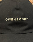 RICK OWENS OWENSCORP BASEBALL CAP ‘BLACK’
