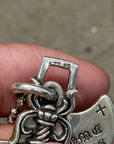 CHROME HEARTS 3 TRINKET NECKLACE ‘SILVER’