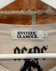 HYSTERIC GLAMOUR AC/DC TEE ‘WHITE’