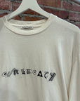 OUR LEGACY BOX ABSTRACT LOGO LONGSLEEVE ‘WHITE’