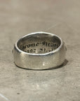 CHROME HEARTS DIAMOND CLASSIC FLORAL CROSS RING ‘SILVER’