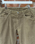 LORO PIANA JARNO STRAIGHT LEG CORDUROY PANTS ‘DUST'