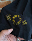 CHROME HEARTS SMOKED PLUS CROSS TEE ‘BLACK’