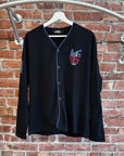 HYSTERIC GLAMOUR DETROIT DERBY GIRLS CARDIGAN ‘BLACK’