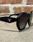 PRADA 16WS LARGE FRAME SUNGLASSES ‘BLACK’