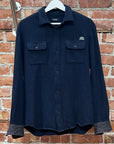 UNDERCOVER AW08 UISM REBEL BUTTON UP SHIRT ‘NAVY’