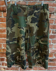 BASKETCASE GALLERY DISTRESSED CARGO SHORTS ‘CAMO’