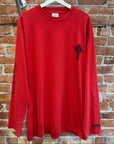 VETEMENTS AW18 LOVE ME TO DEATH LONGSLEEVE ‘RED’