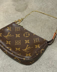 LOUIS VUITTON MONOGRAM POCHETTE BAG ‘BROWN/GOLD’