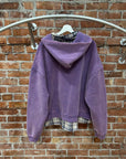 GV GALLERY FLANNEL HOODIE ‘PURPLE’