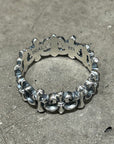 DEAL DESIGN NIGHT CROWN RING 'SILVER'