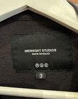 MIDNIGHT STUDIOS DUAL LAYERED STRIPED LONG SLEEVE ‘BLACK/GRAY’