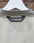 AND WANDER CARDIGAN SHELL JACKET ‘CREAM’