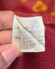 HYSTERIC GLAMOUR COLLEGIATE PREP CARDIGAN ‘RED’