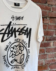 STUSSY x MARC JACOBS 40TH ANNIVERSARY TEE ‘WHITE’