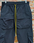 RHUDE RIFLE NYLON CARGO PANTS ‘BLACK’