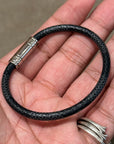 LOUIS VUITTON DAMIER LEATHER KEEP IT BRACELET ‘BLACK’