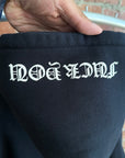 CHROME HEARTS VINTAGE THERMAL HORSESHOE ZIP HOODIE ‘BLACK’