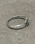 CHROME HEARTS STAR BUBBLE GUM RING ‘SILVER’