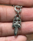 CHROME HEARTS NO. 5 DAGGER NECKLACE ‘SILVER’