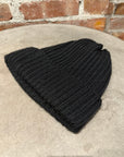 SOUTH2 WEST8 WOOL BEANIE ‘BLACK’