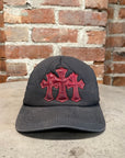 CHROME HEARTS TRIPLE CROSS TRUCKER HAT ‘OXBLOOD’