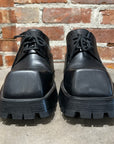 BALENCIAGA LEATHER TROOPER DERBIES ‘BLACK’
