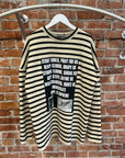 RAF SIMONS REDUX STRAY SOULS STRIPED WOOL ‘CREAM’