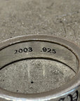 CHROME HEARTS 6MM FOREVER SPACER RING ‘SILVER’