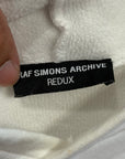 RAF SIMONS ARCHIEVE REDUX KOLLAPS SLEEVELESS HOODIE ‘WHITE’