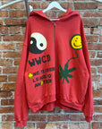 CPFM EARTH FIRST WWCD ZIP HOODIE ‘RED’