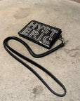 HYSTERIC GLAMOUR ROCKER STUDDED WALLET ‘SILVER/BLACK’