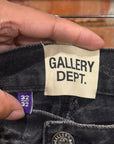 GALLERY DEPT. ZIP PAINTER DENIM ‘BLACK’