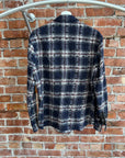 CHROME HEARTS LOOSE ENDS FLANNEL ‘BLUE’