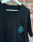 CHROME HEARTS TRIPLE CROSS POCKET TEE ‘BLACK’