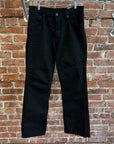 K-TWO STUDIOS 16oz CROSSHATCH HEAVY STRAIGHT LEG DENIM ‘BLACK’